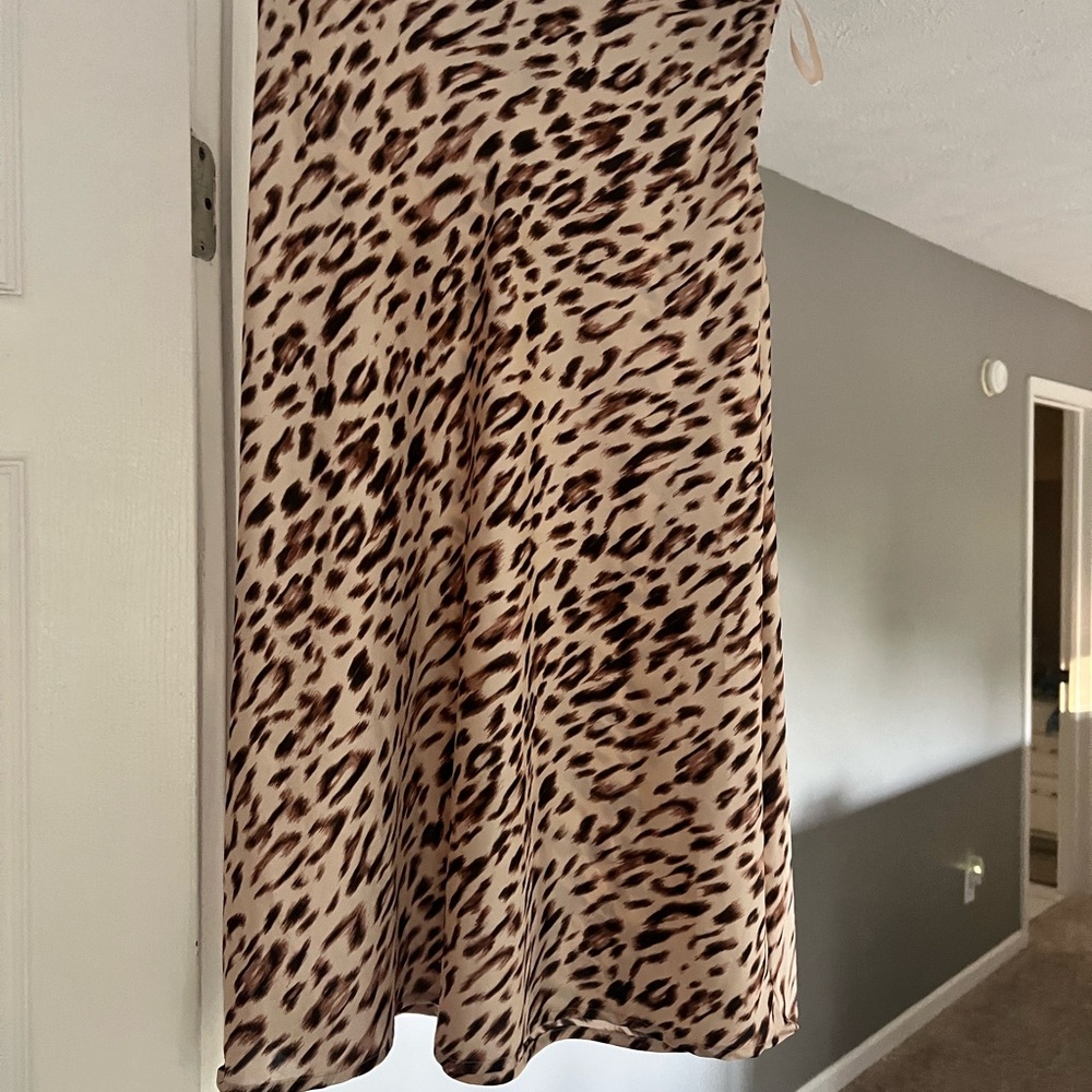 Leopard Print Women's Skirt